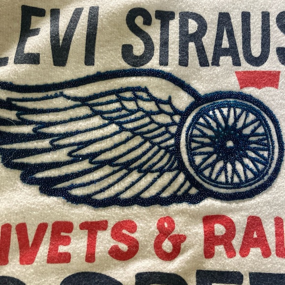 Levi’s Shirt  sweatshirt Men’s  XL Rivets & Rally Speed Trial SFCA Graphic Print - Picture 3 of 5